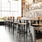 Flash Furniture Barstools - Natural Wood Seat - Boomerang Back, PK 2 2-XU-DG6V6B-NAT-GG - alternate 5